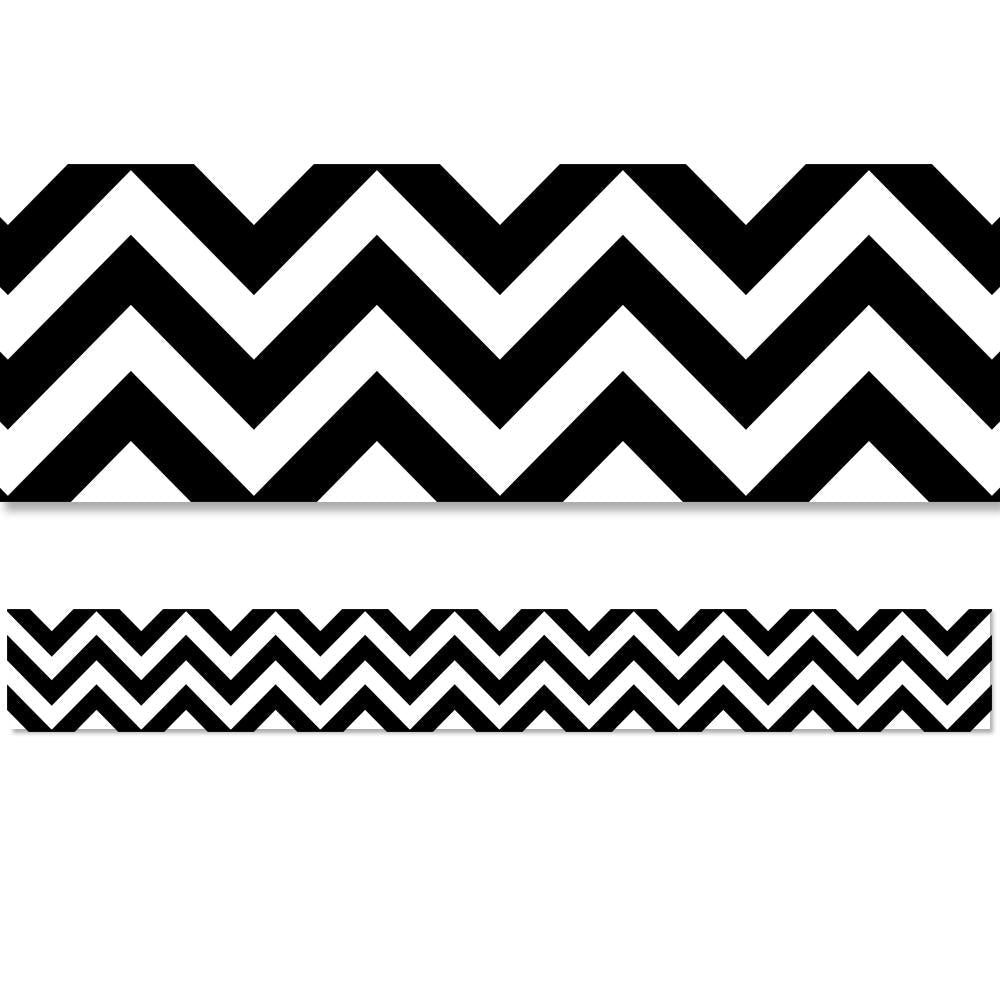 Black Chevron EZ Border