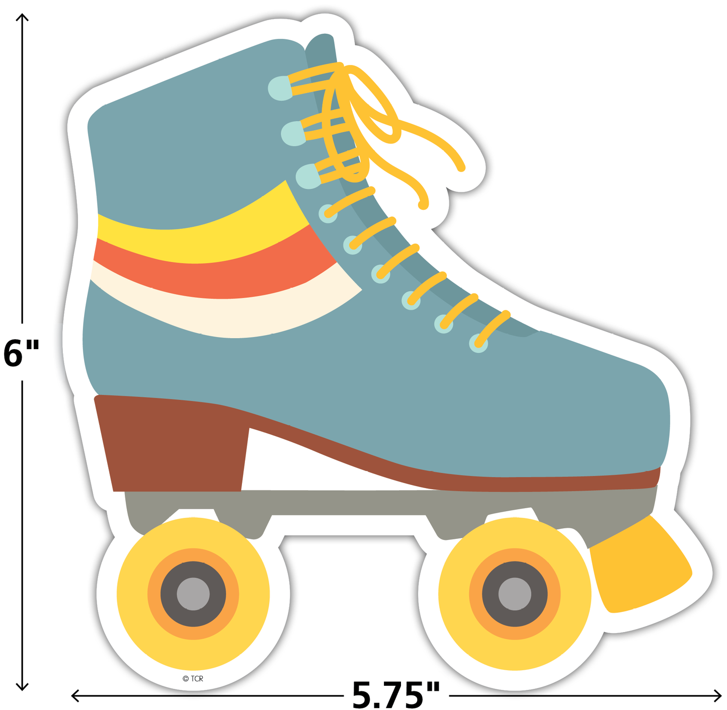 Roller Disco Skates Accents