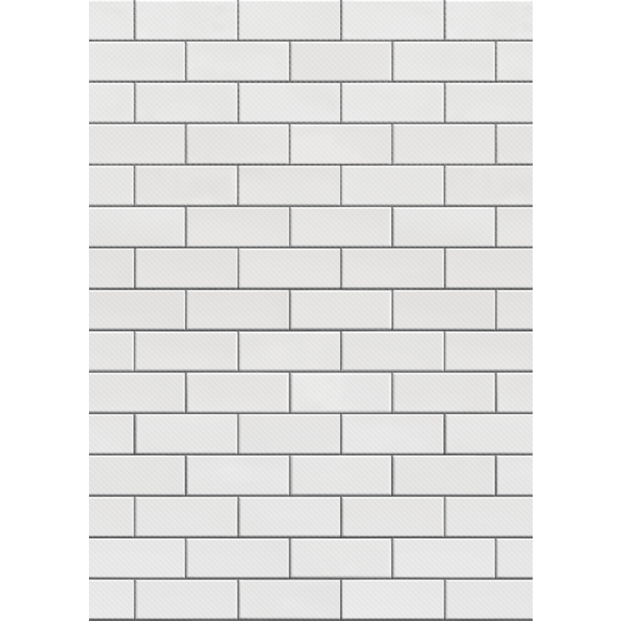 White Subway Tile Better Than Paper Bulletin Board Roll