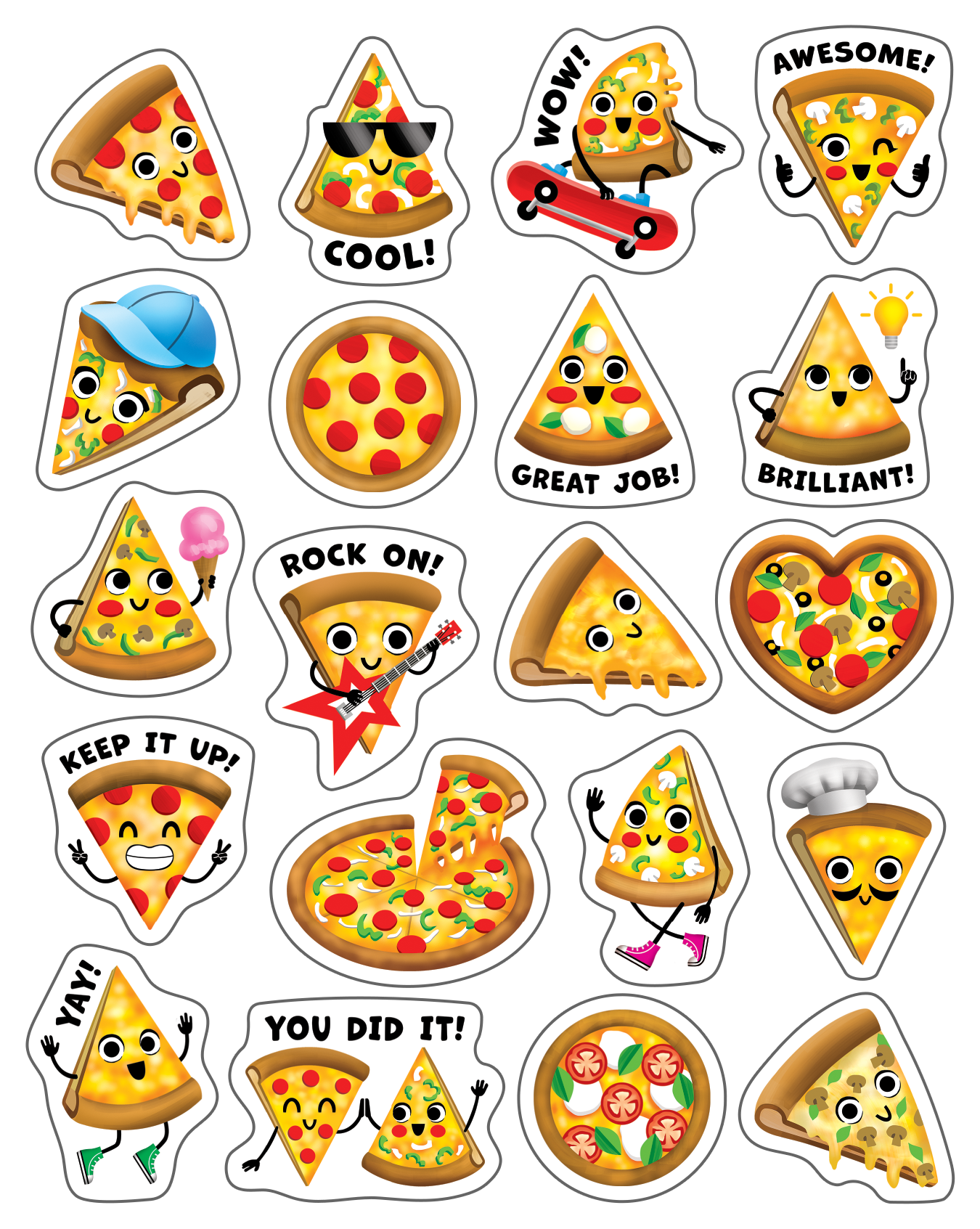 Pizza Smelly Stickers