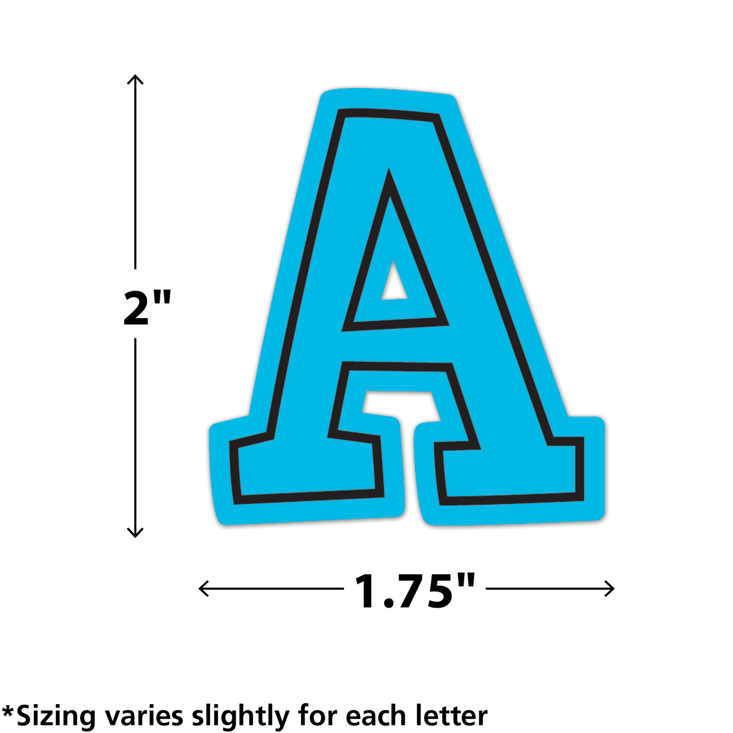 Brights 4Ever 2" Bold Block Self-Adhesive Letters Uppercase