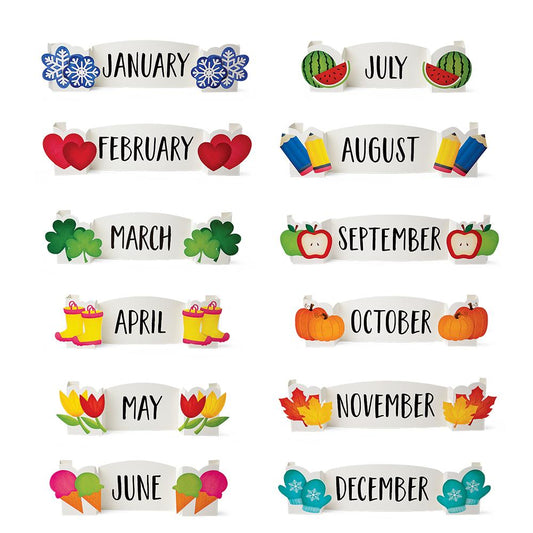 Months of the Year Bulletin Board Set