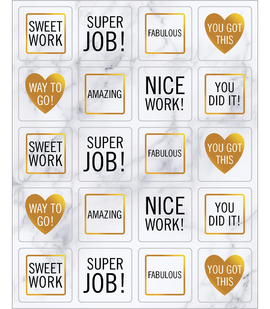 Simply Boho Motivators Shape Stickers –