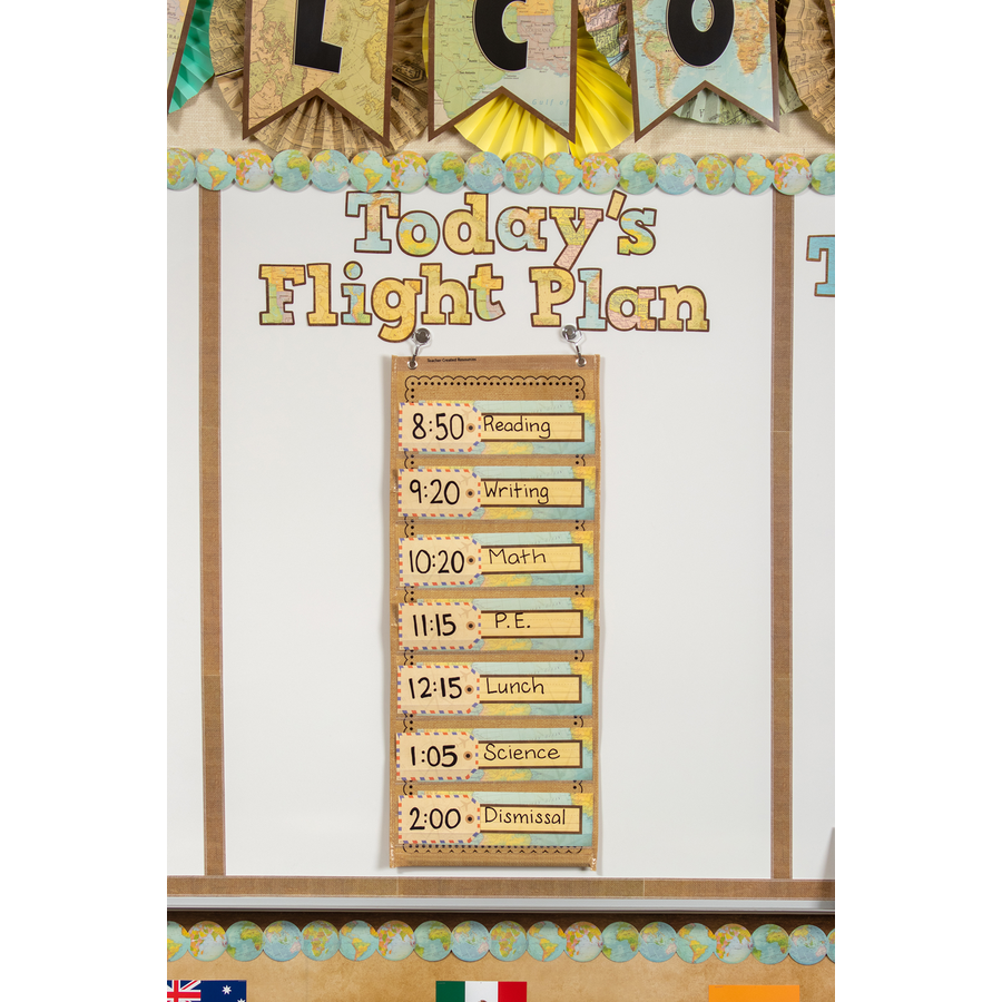 Travel the Map Bold Block 4" Letters Combo Pack