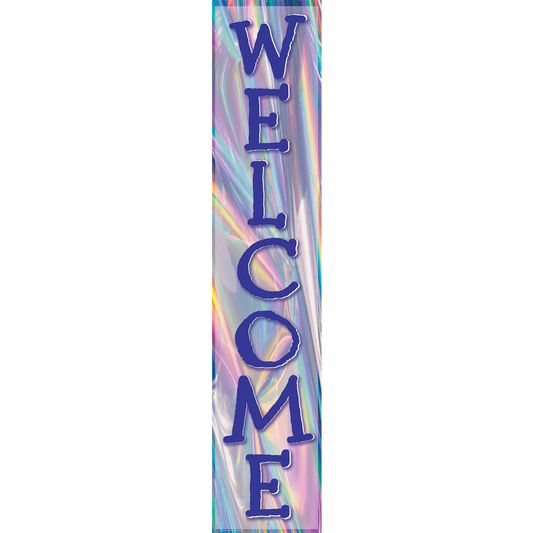 Iridescent Welcome Banner