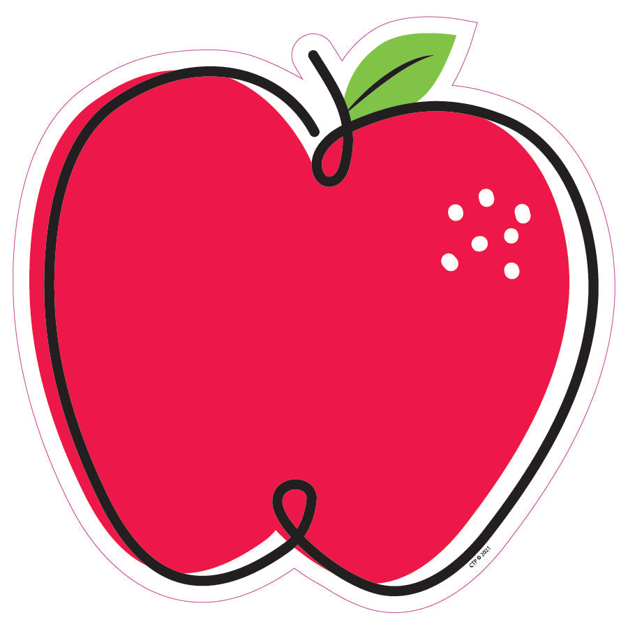 Doodle Apple Red Accents (Core Decor)