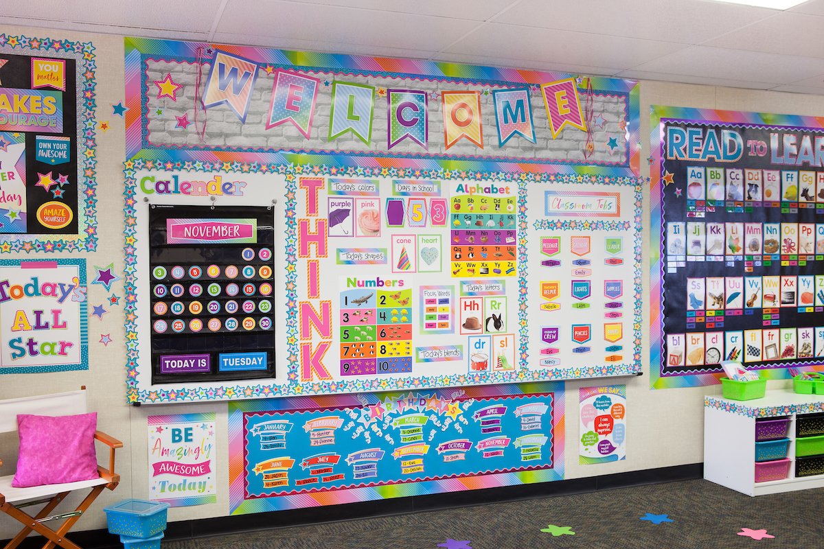 Colorful Vibes Classroom Environment