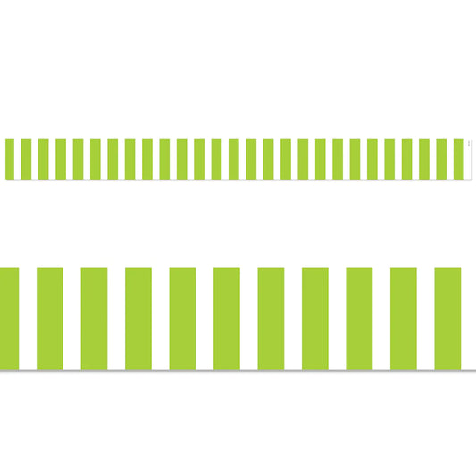 Lime Green Bold Stripes Border EZ Border