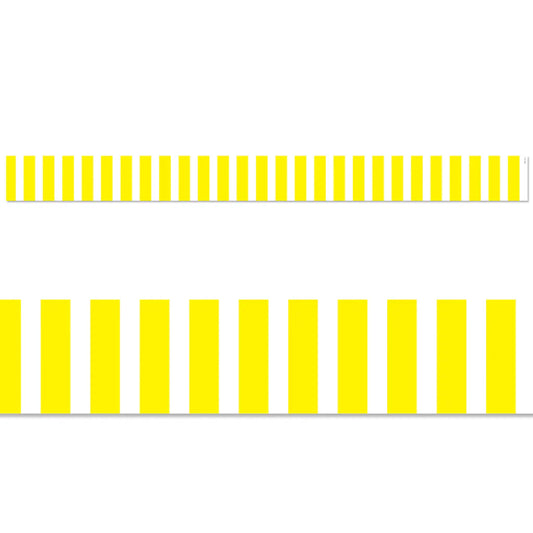 Yellow Bold Stripes EZ Border (Core Decor)