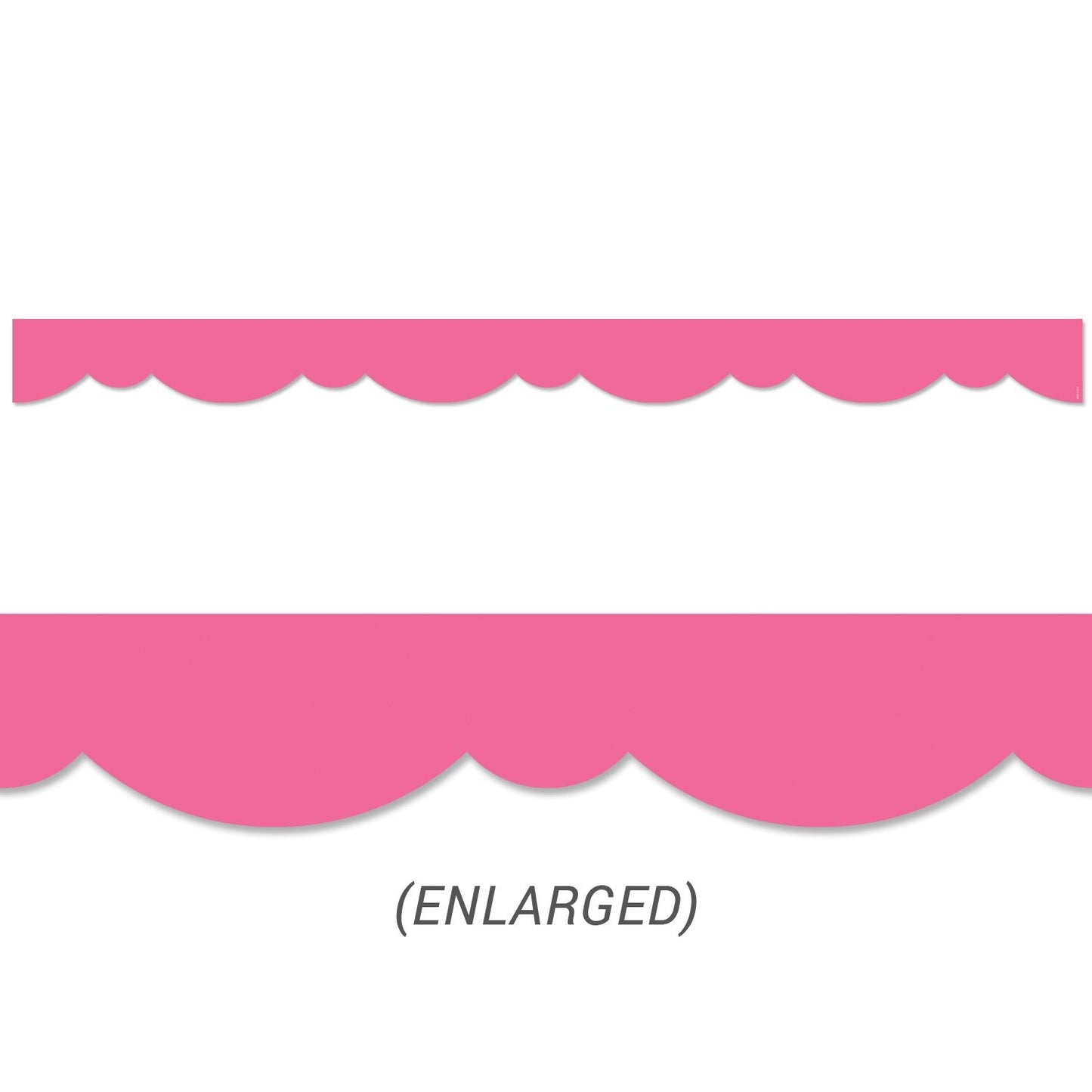 Pink Stylish Scallops Border