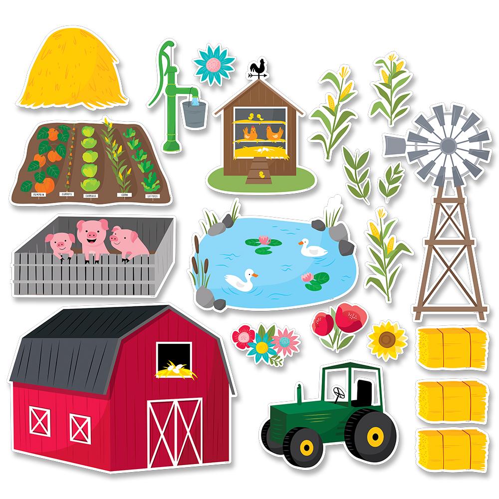 Farm Fun Bulletin Board Set