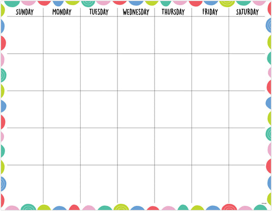 Calendar (Rainbow Doodles) Calendar Days