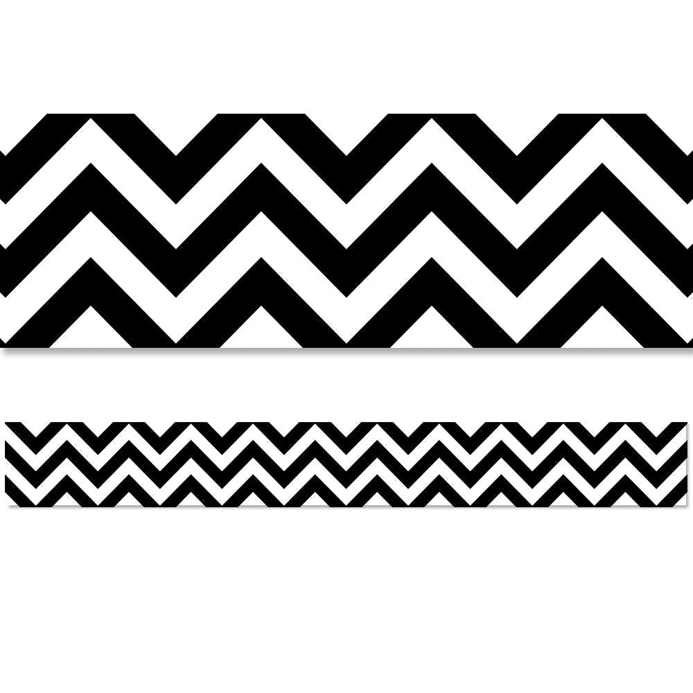 Black Chevron EZ Border