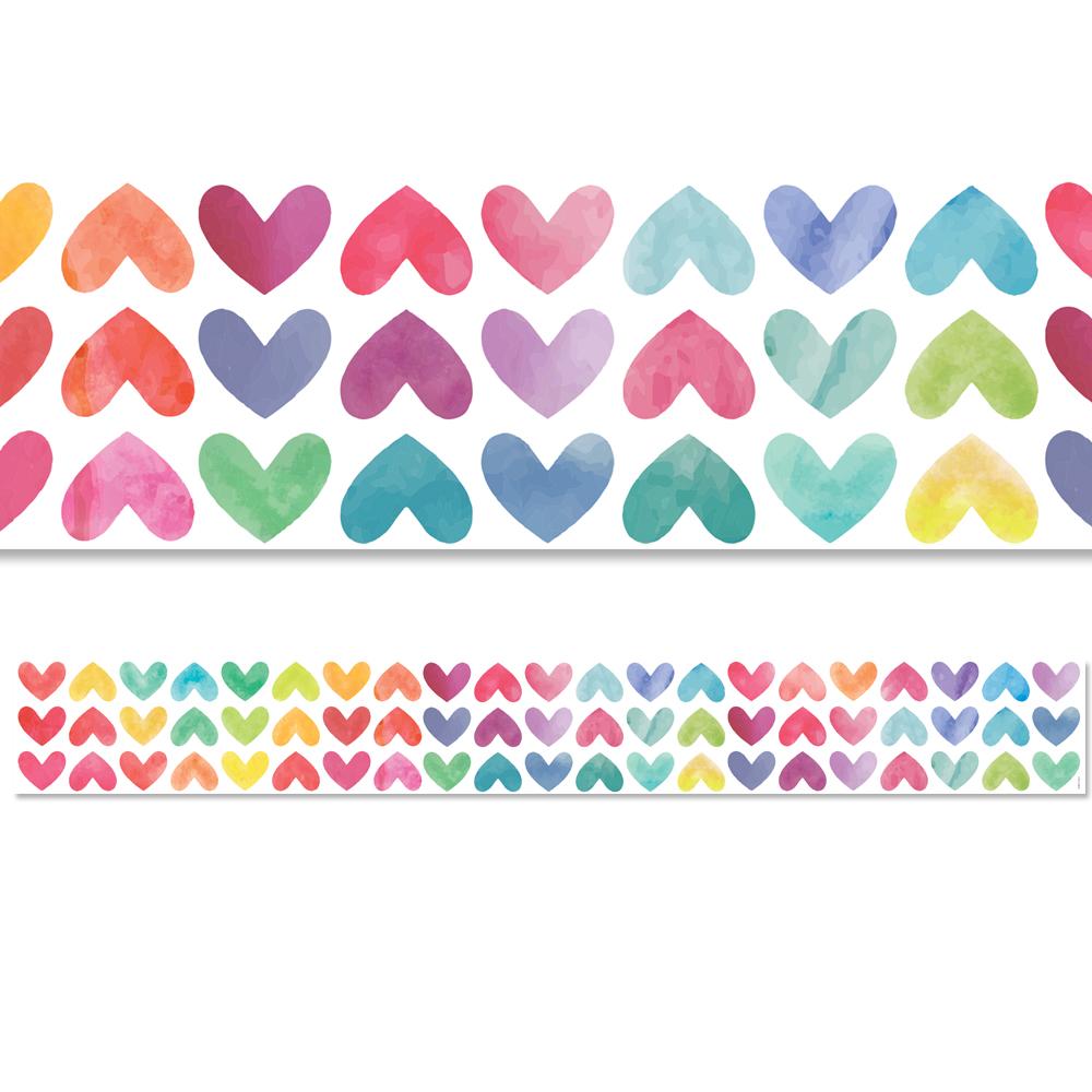 Colorful Hearts EZ Border