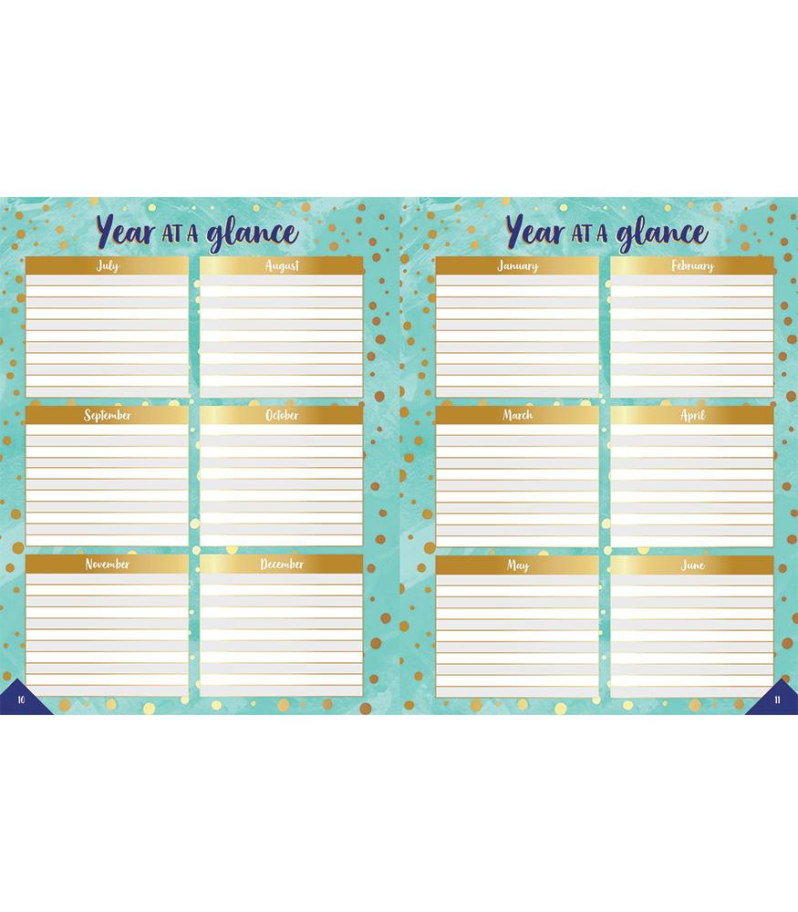 Galaxy Teacher Plan Book Paperback