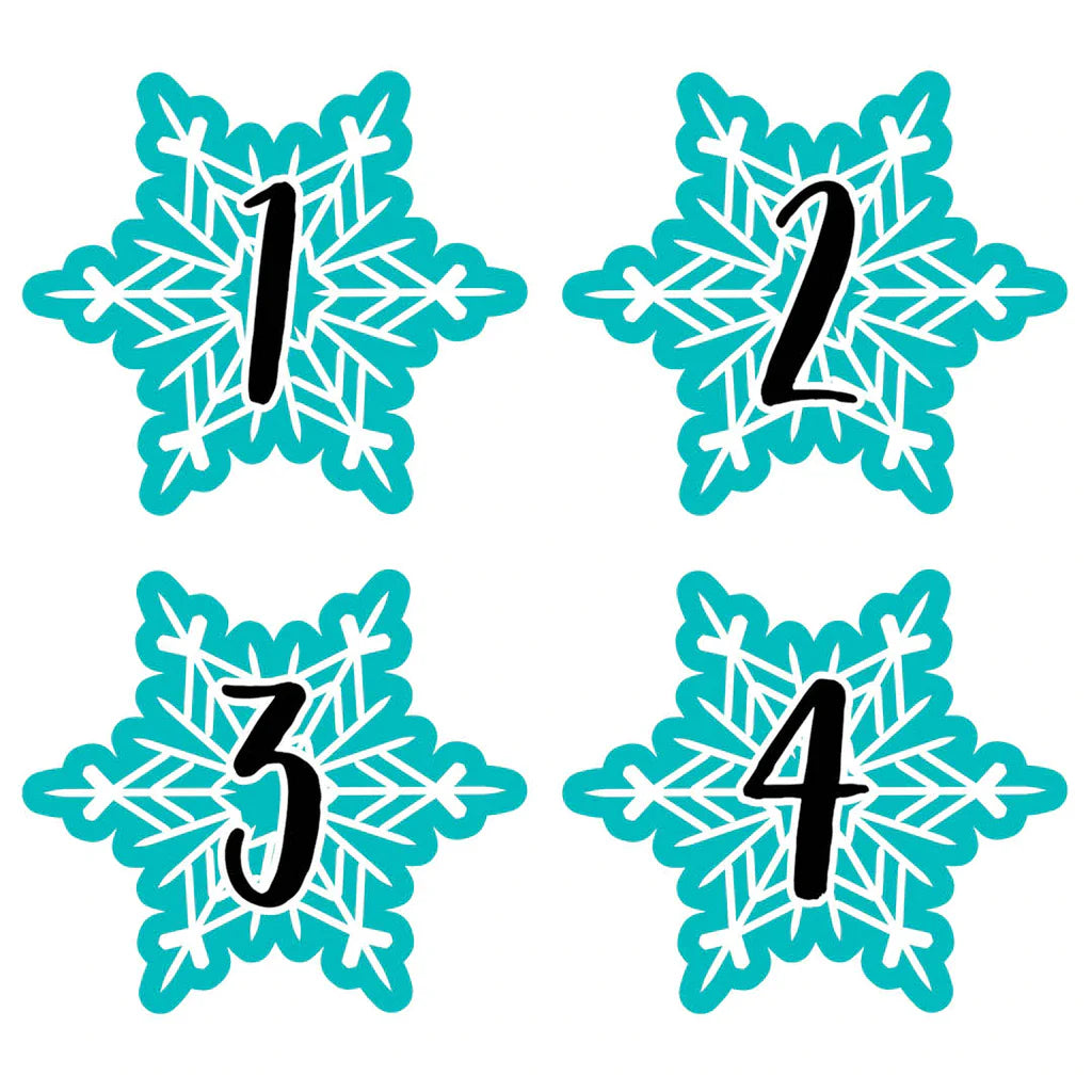 Snowflakes Calendar Days
