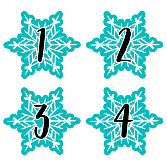 Snowflakes Calendar Days