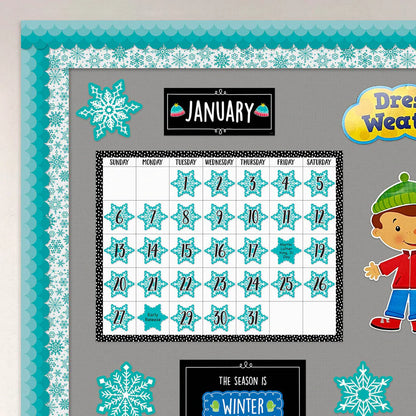 Snowflakes Calendar Days