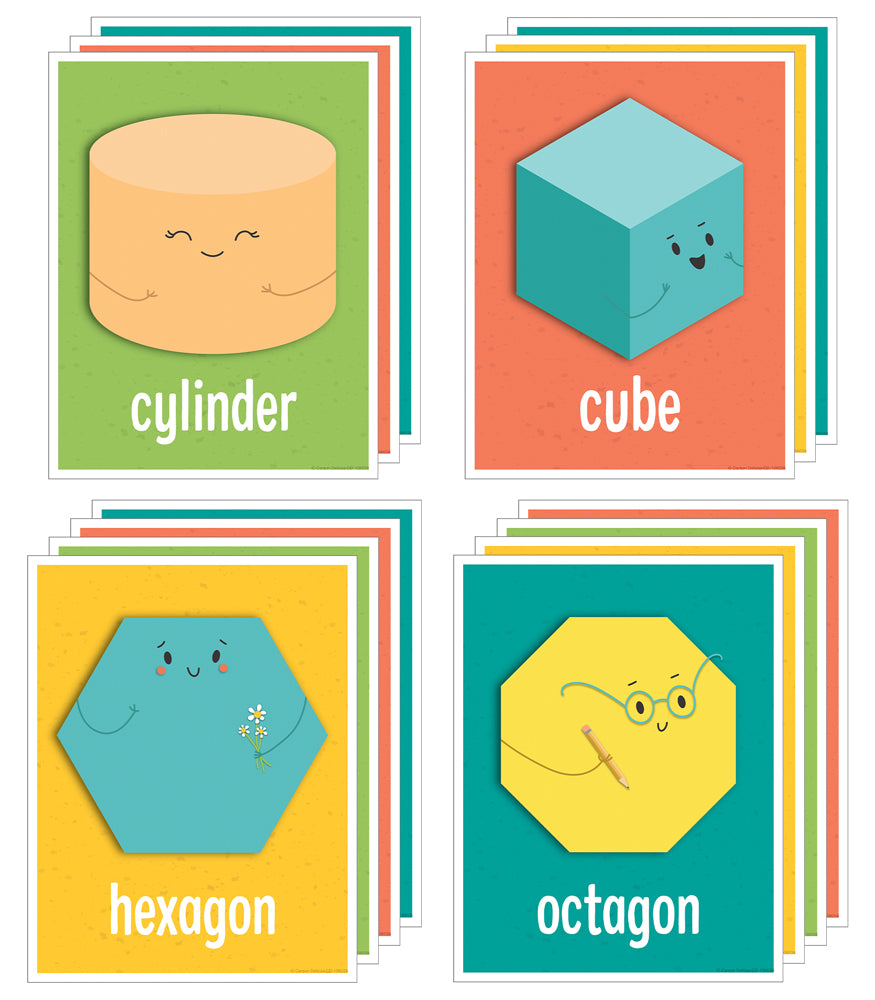 Mini Posters & Charts: Shapes Poster Set