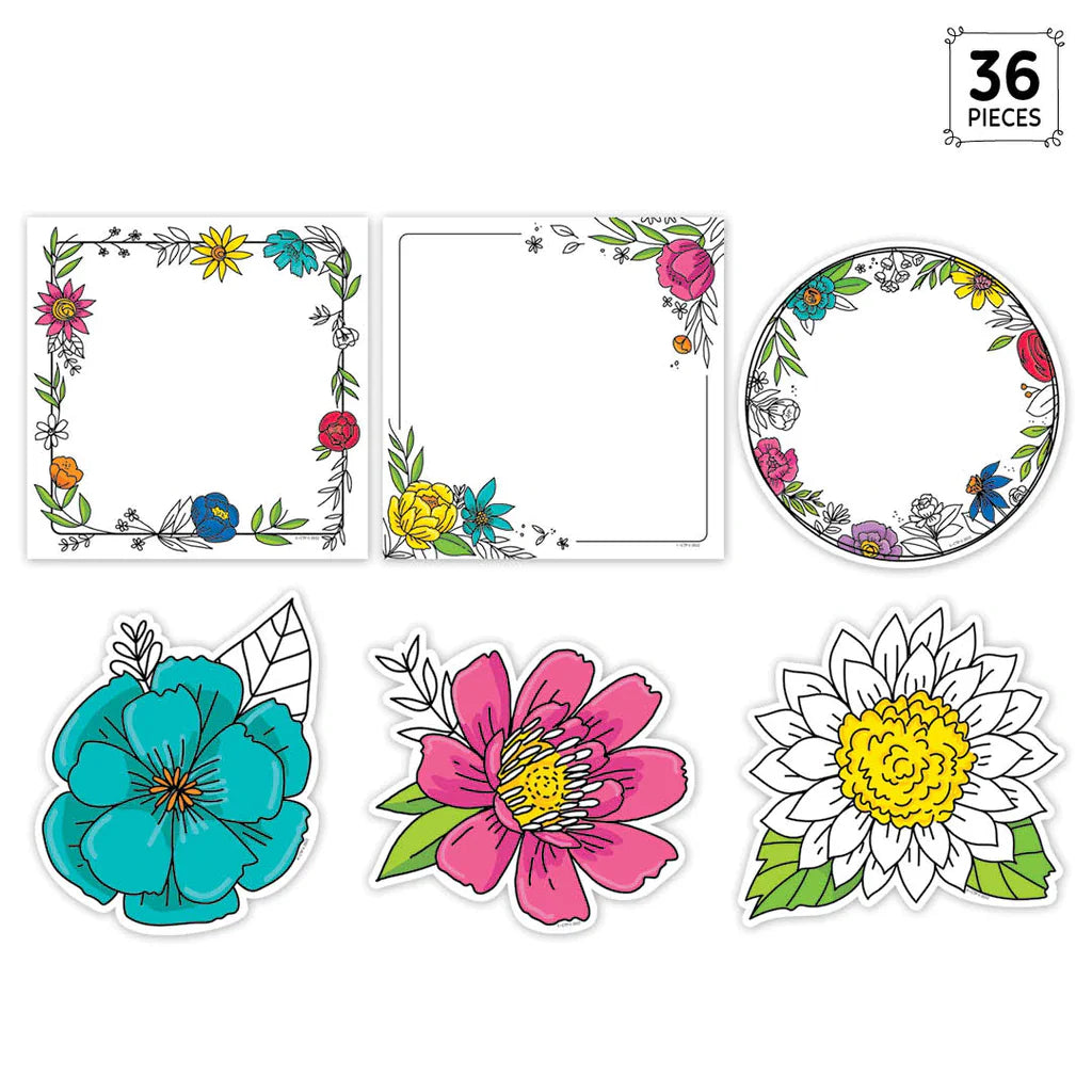 Doodly Blooms 6" Designer Cut-Outs