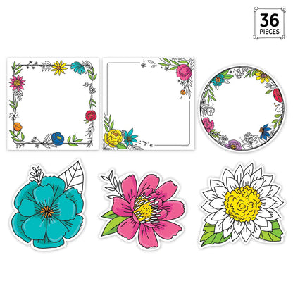 Doodly Blooms 6" Designer Cut-Outs