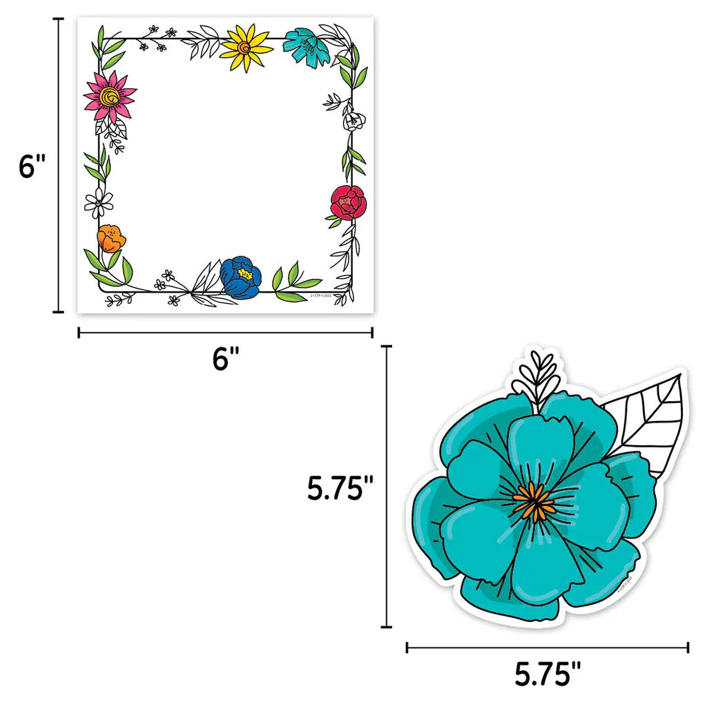 Doodly Blooms 6" Designer Cut-Outs