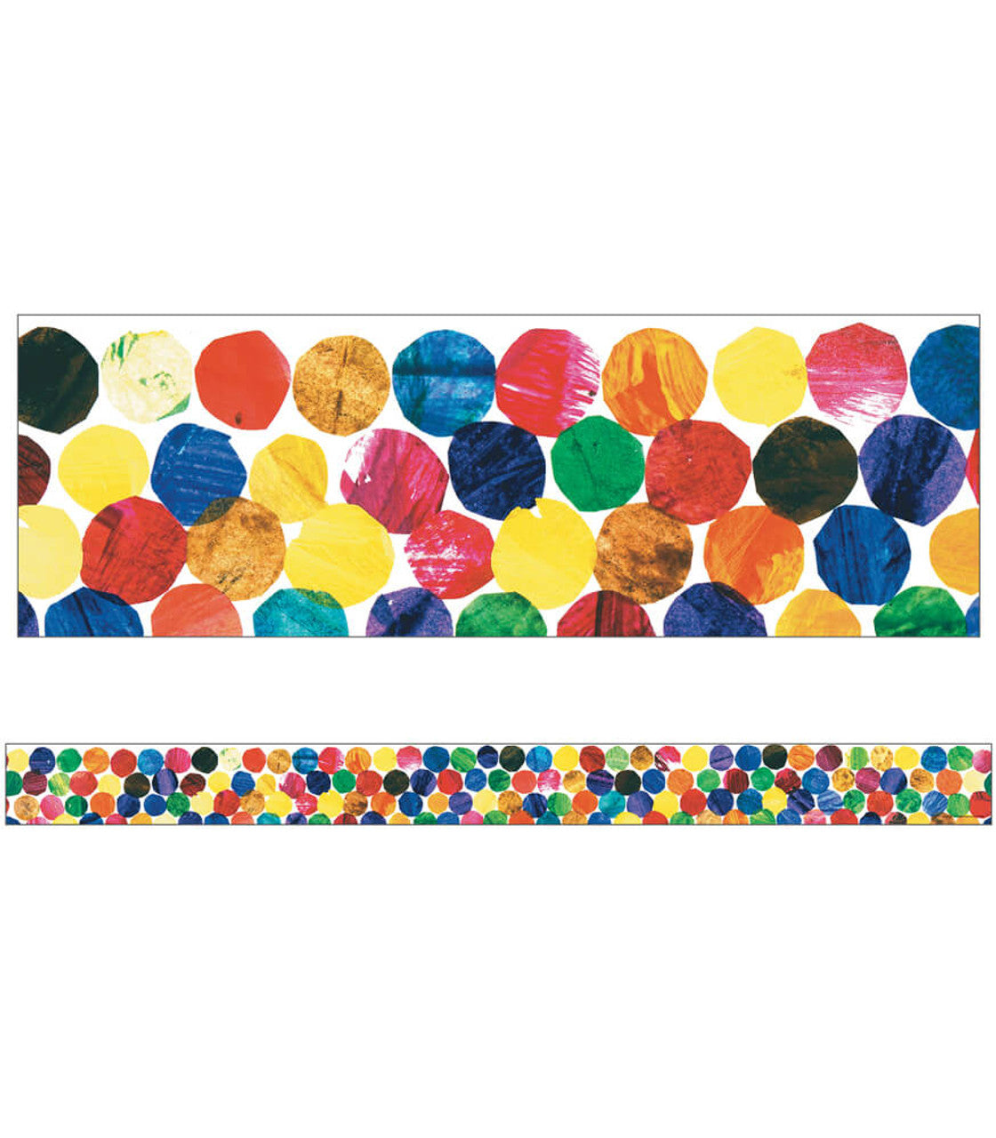 The Very Hungry Caterpillar™ Dots Straight Bulletin Board Borders