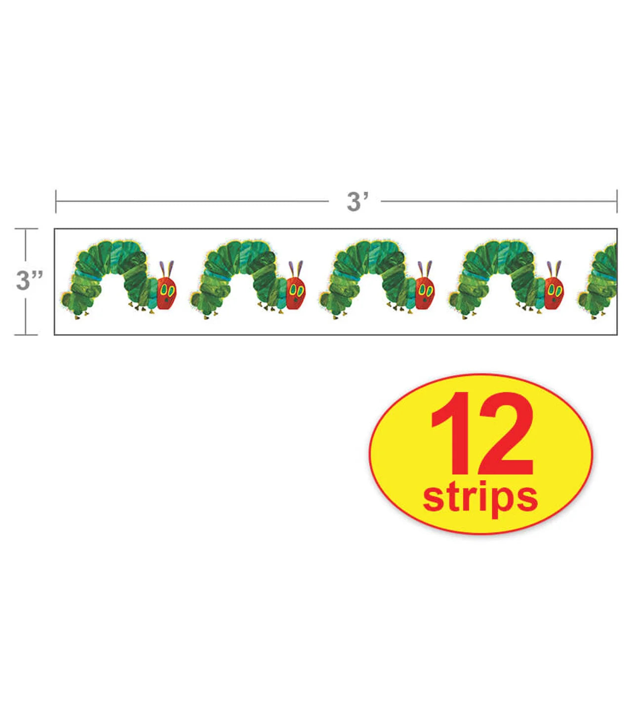 Eric Carle™ The Very Hungry Caterpillar™ Straight Borders