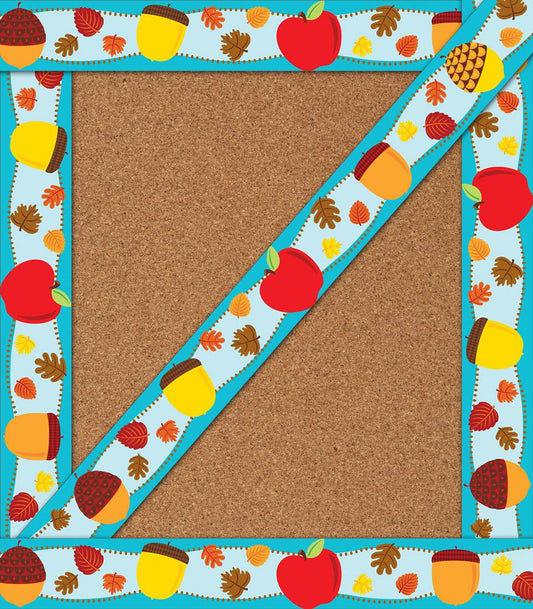 Apples & Acorns Straight Borders