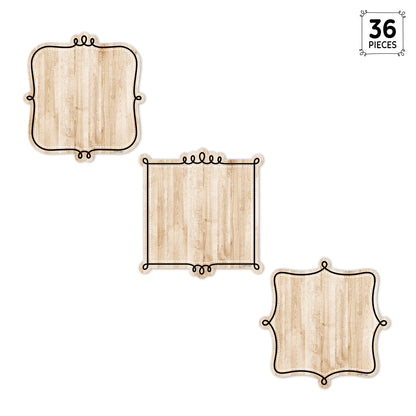 CORE DECOR LOOP-DE-LOOP ON WOOD 6 INCH DESIGNER CUT OUTS