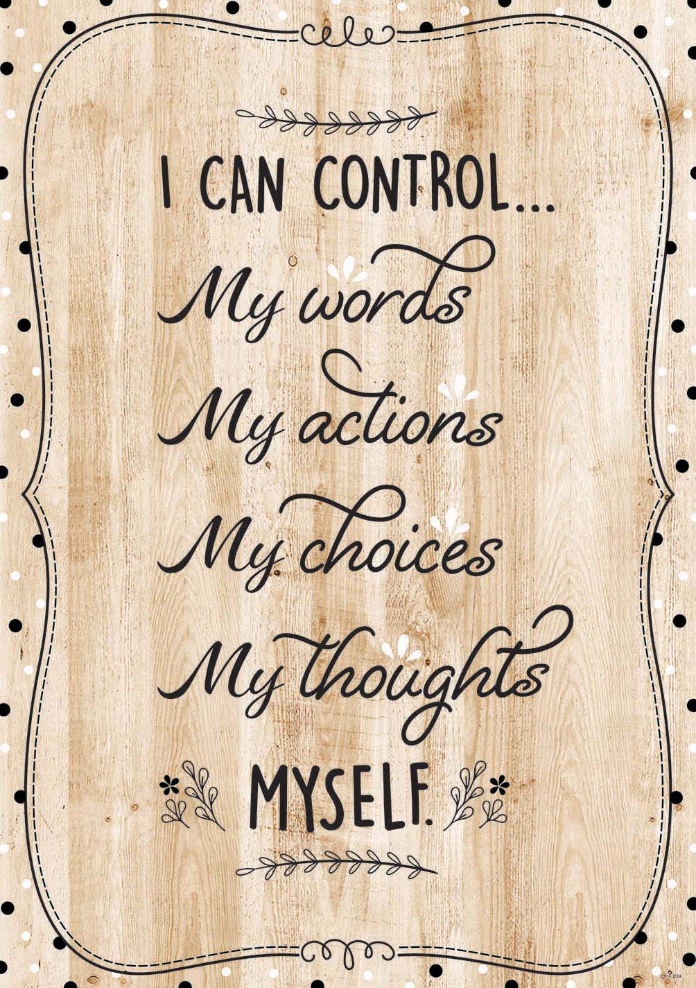 CORE DECOR I CAN CONTROL INSPIRE U POSTER