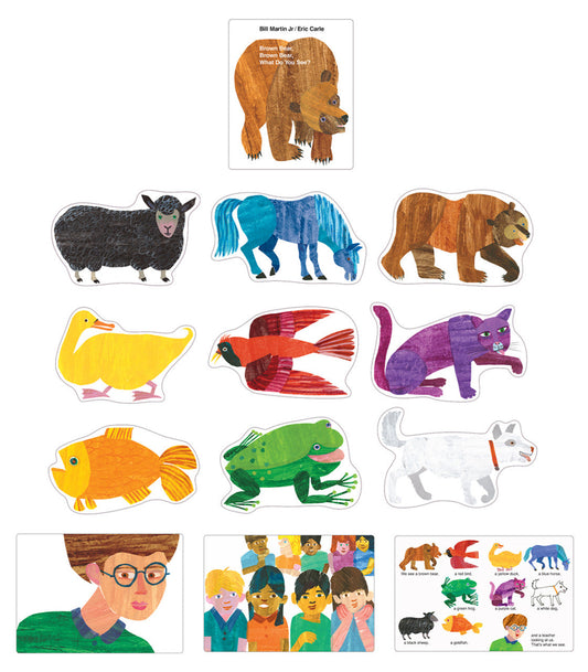 Brown Bear, Brown Bear, What Do You See? Bulletin Board Set Grade PK-3