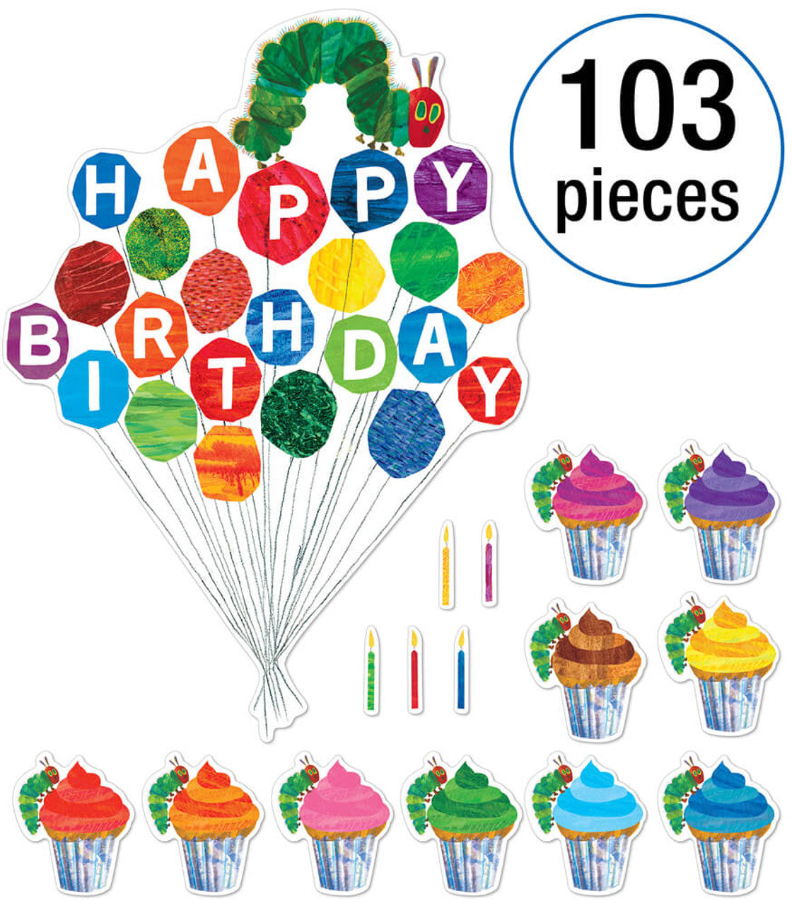 Eric Carle™ The Very Hungry Caterpillar™ Birthday Bulletin Board Set