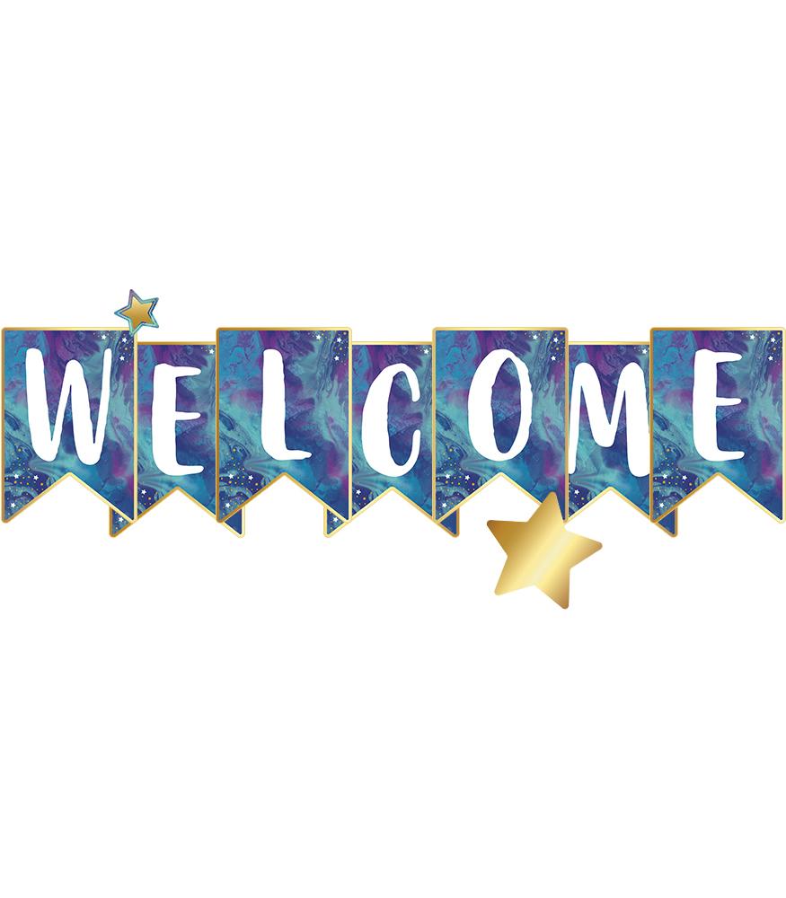 Galaxy Welcome Bulletin Board Set