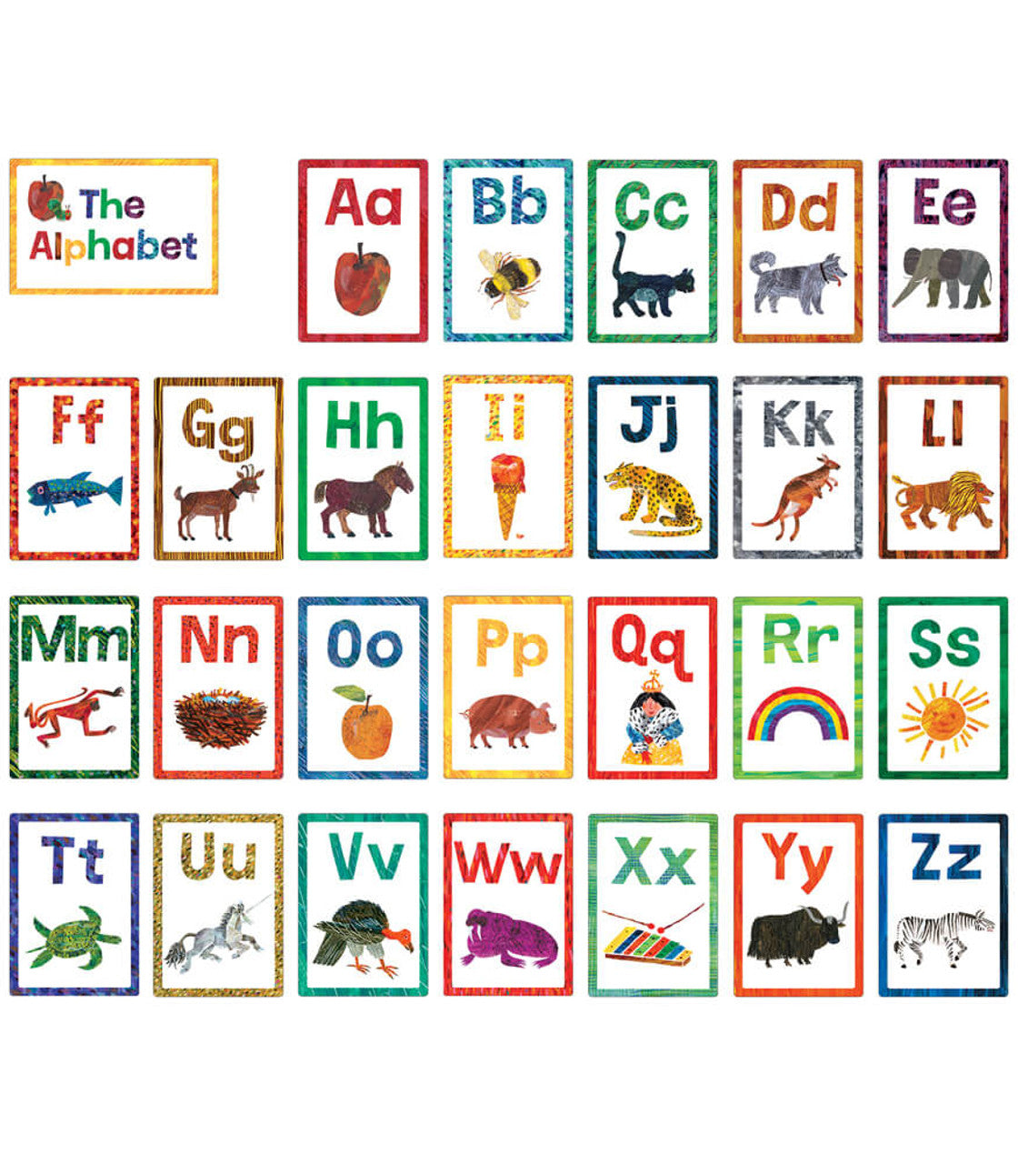 Eric Carle™ Alphabet Bulletin Board Set Grade PK-2