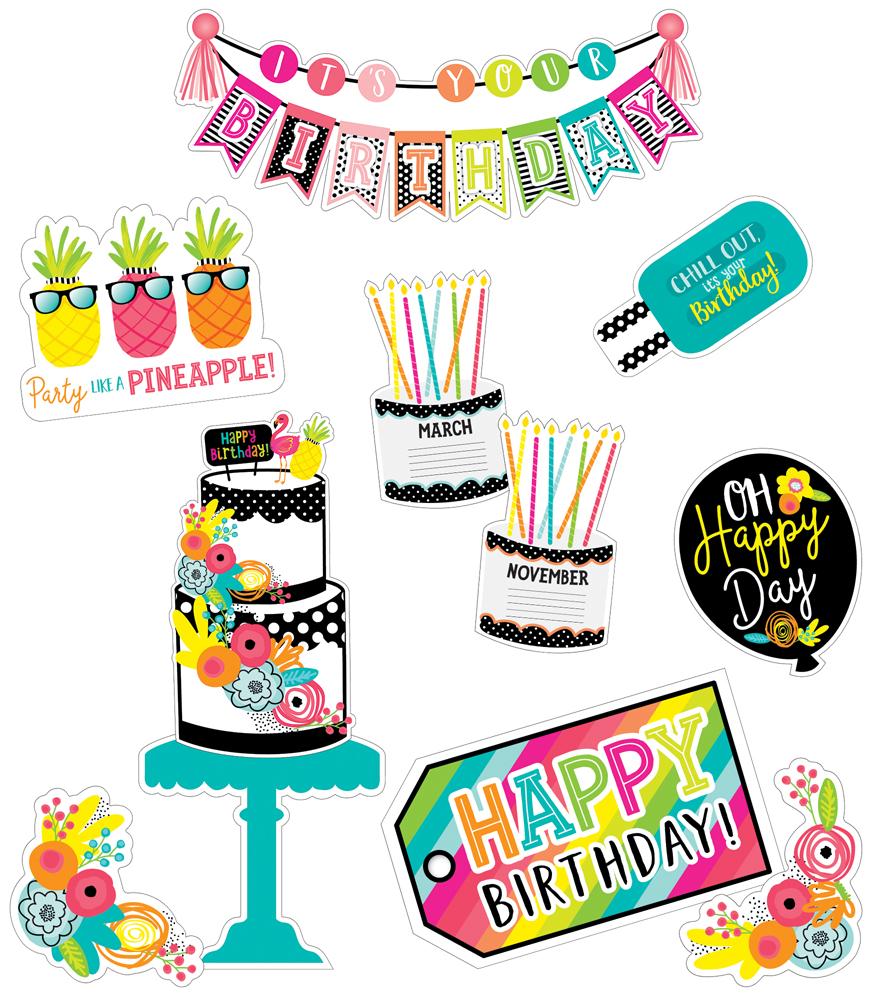 Pineapple Birthday Bulletin Board Set(C)