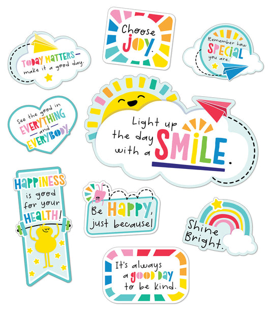 Happy Place Motivational Mini Bulletin Board Set