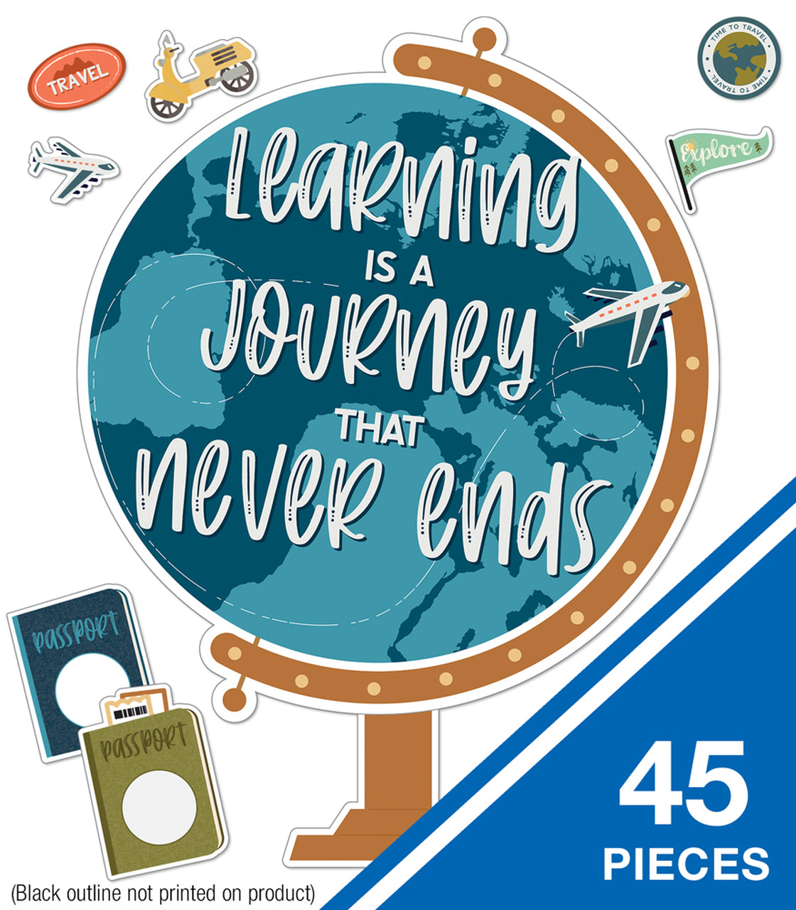 Learning Is a Journey Bulletin Board Set