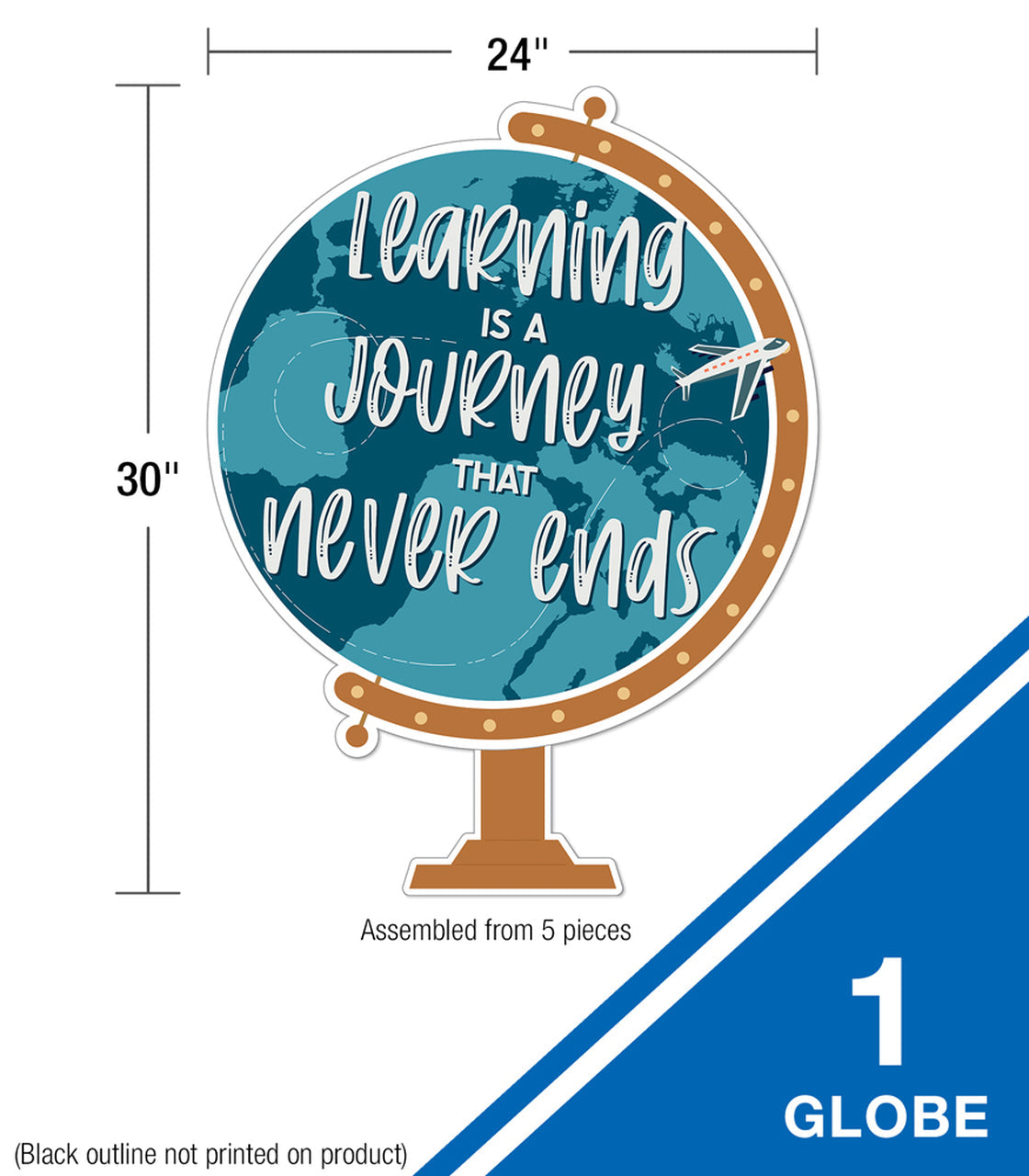 Learning Is a Journey Bulletin Board Set