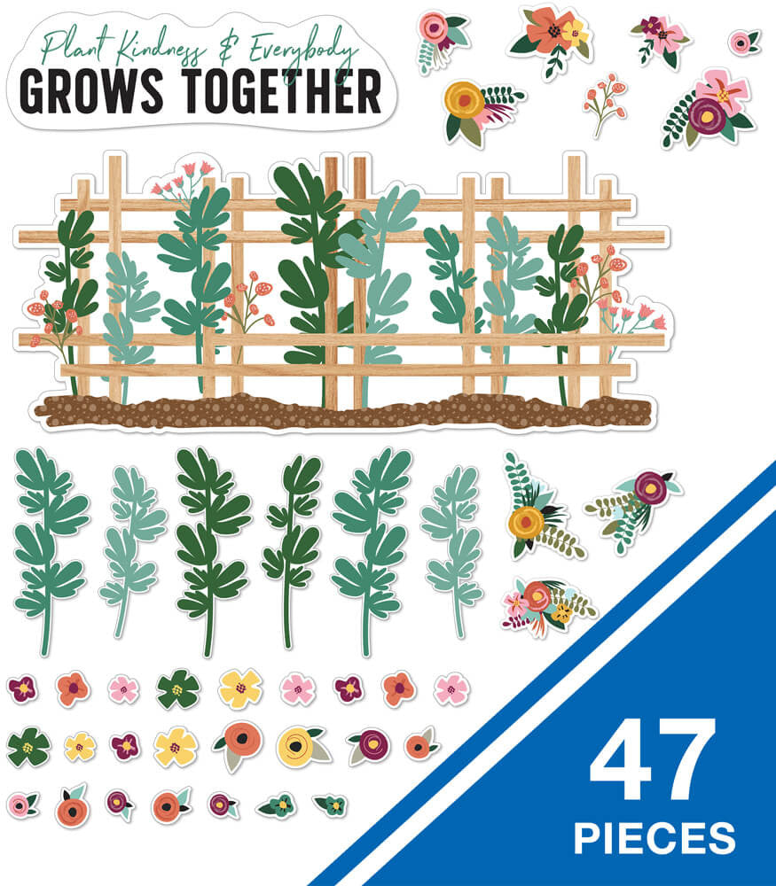 Plant Kindness & Everybody Grows Together Bulletin Board Set