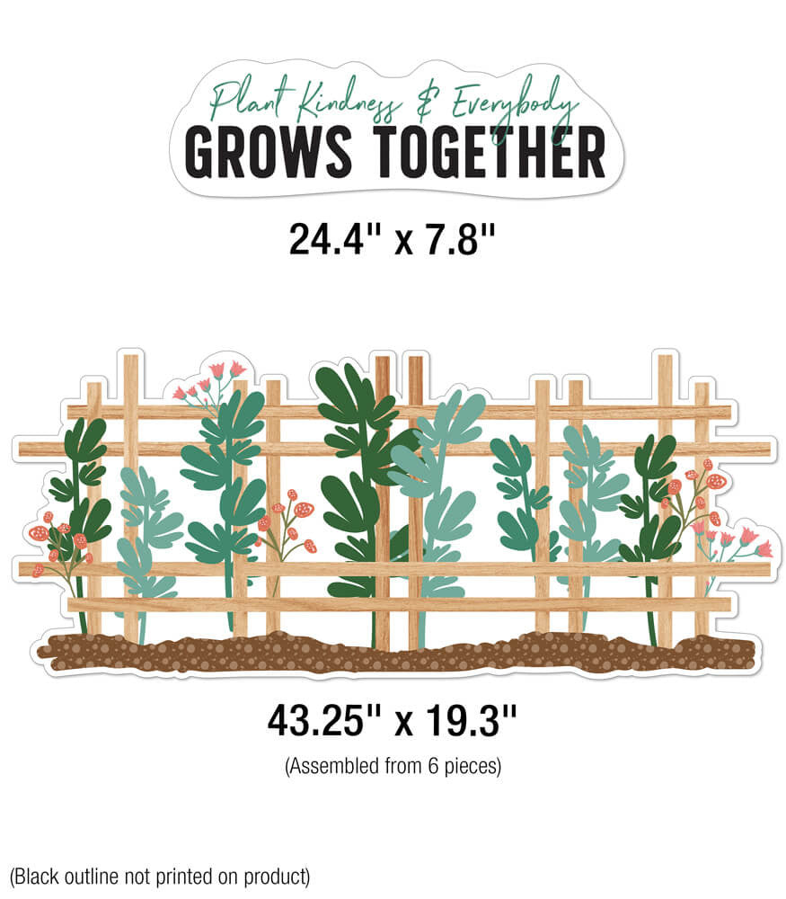 Plant Kindness & Everybody Grows Together Bulletin Board Set