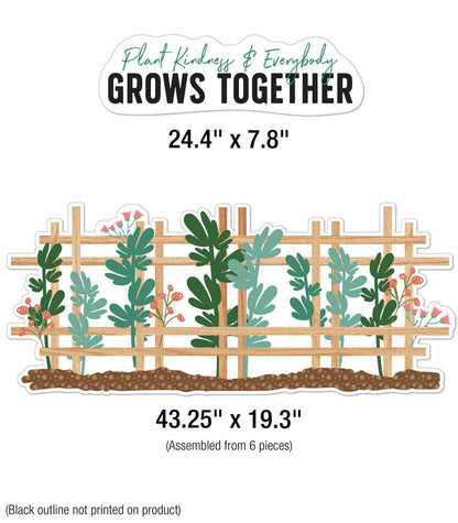 Plant Kindness & Everybody Grows Together Bulletin Board Set