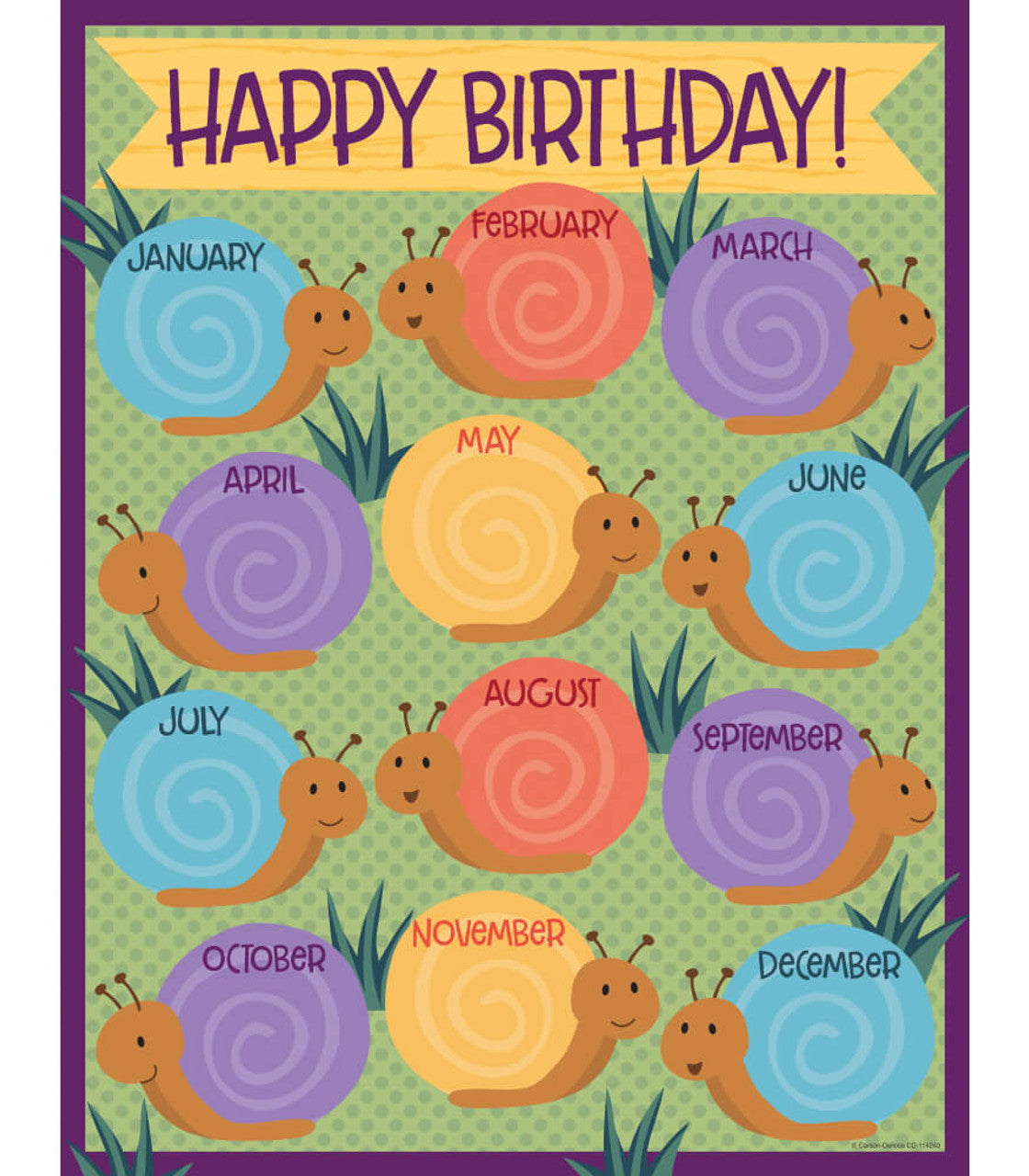 Nature Explorers Birthday Chart