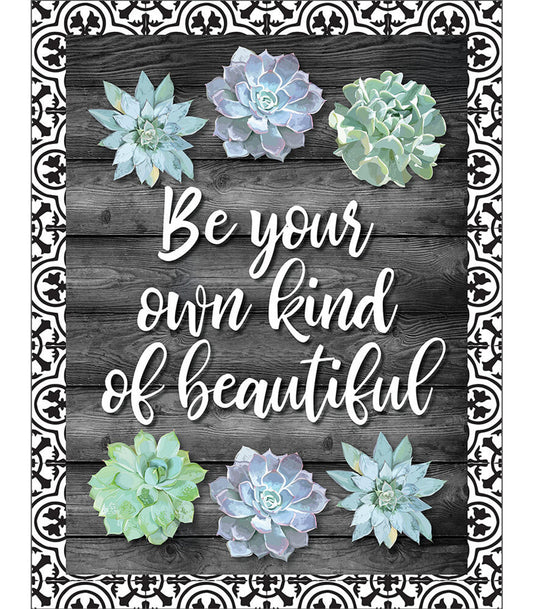 Simply Stylish Be Your Own Kind of Beautiful Chart