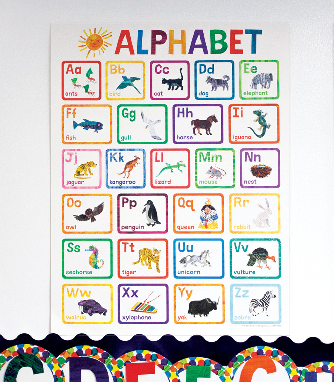 Eric Carle™ Alphabet Chart Grade PK-2