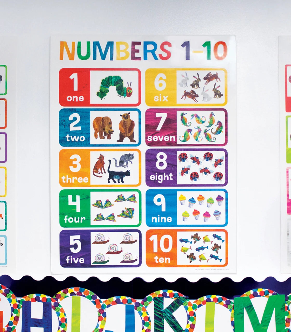 World of Eric Carle™ Numbers 1-10 Chart Grade PK-2