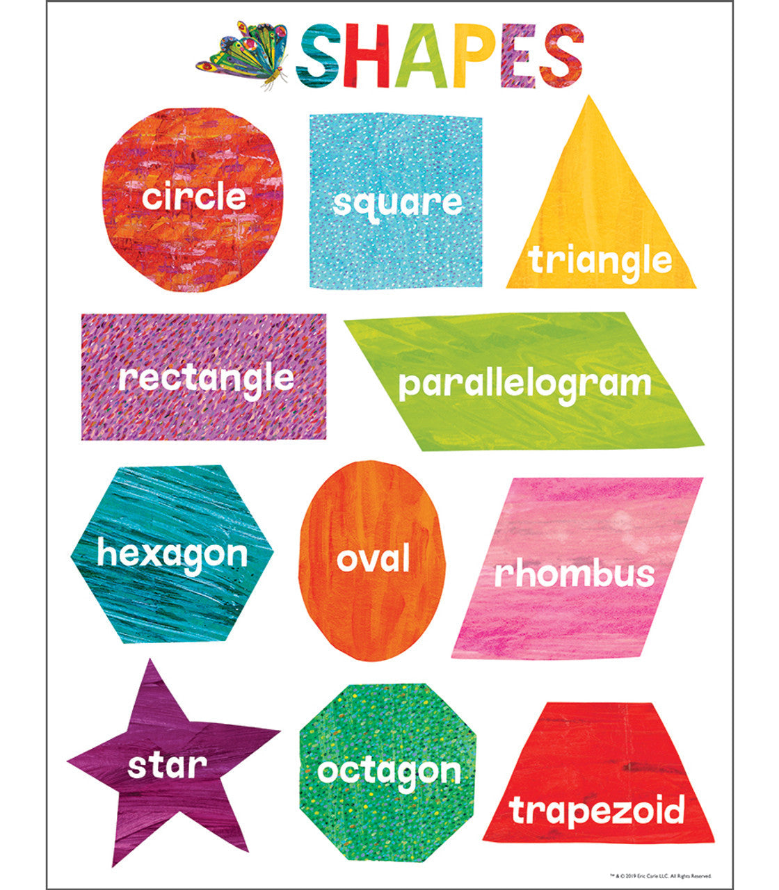 World of Eric Carle™ Shapes Chart Grade PK-2