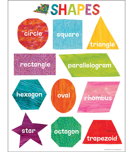 World of Eric Carle™ Shapes Chart Grade PK-2