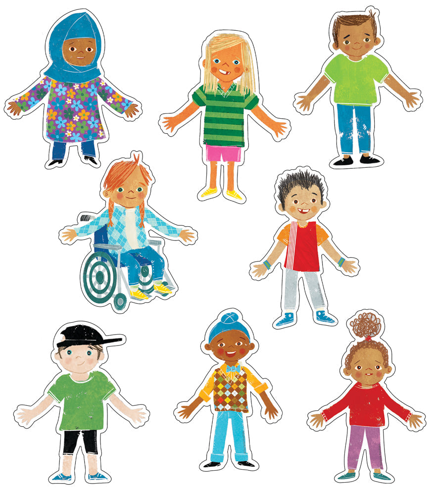 All Are Welcome Kids Cut-Outs