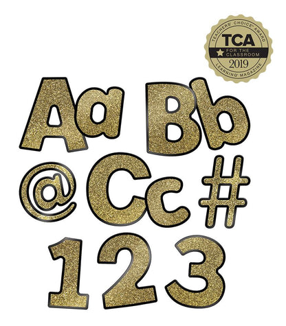 Gold Glitter Combo Pack EZ Letters